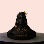 Adiyogi Shiva Statue medium size 3.5 inches for car dashboard puja room mandir gift for home office anniversay birthday naming ceremony diwali gift