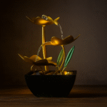 Zen Water Fountain with LED for Home, Office, Bedroom, Living Room, Kitchen